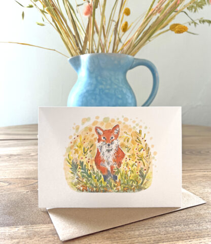 Felicity Fox Wildlife Illustration Greetings Card - Image 2