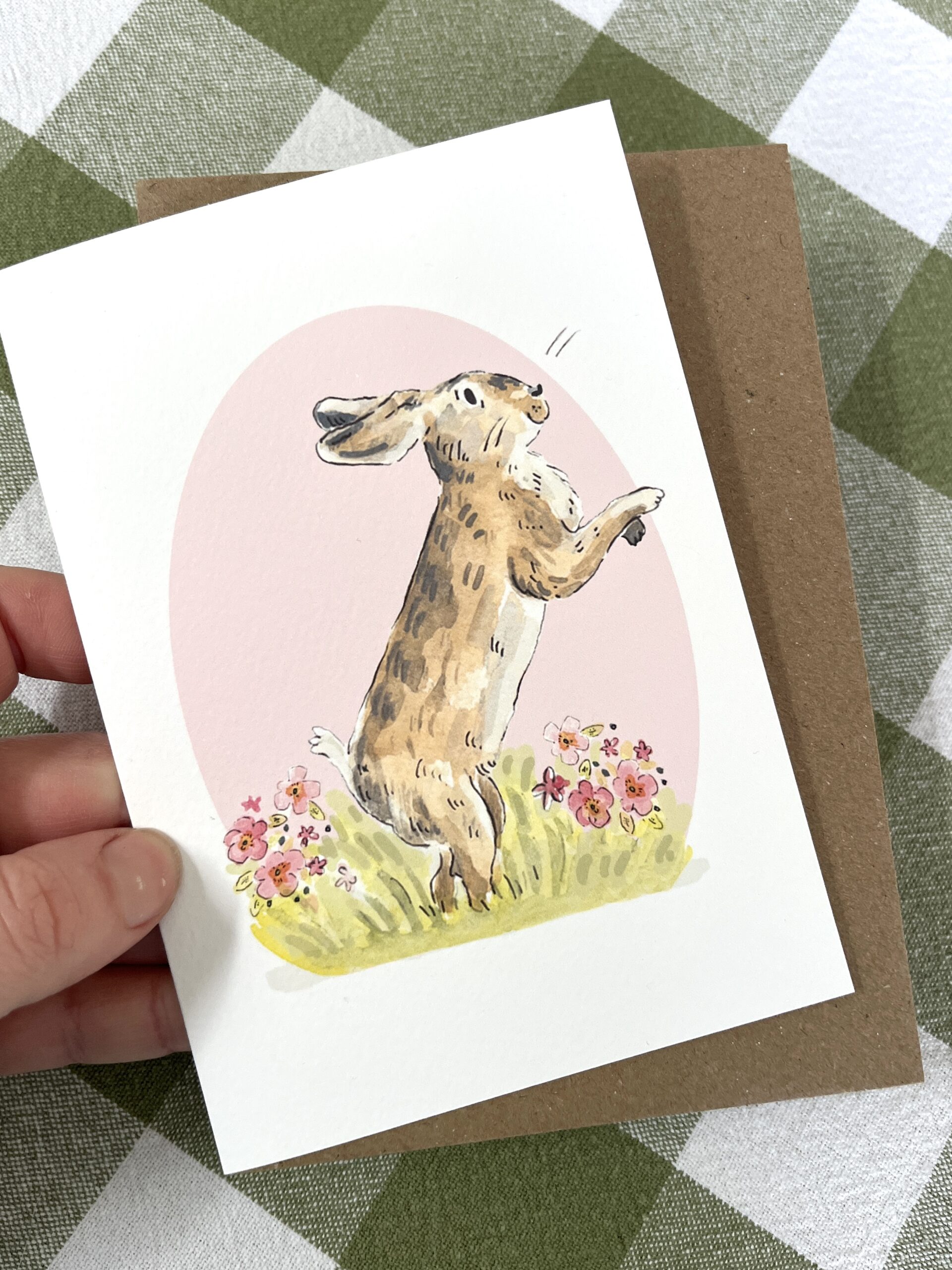 Hare Greetings Card - Image 2