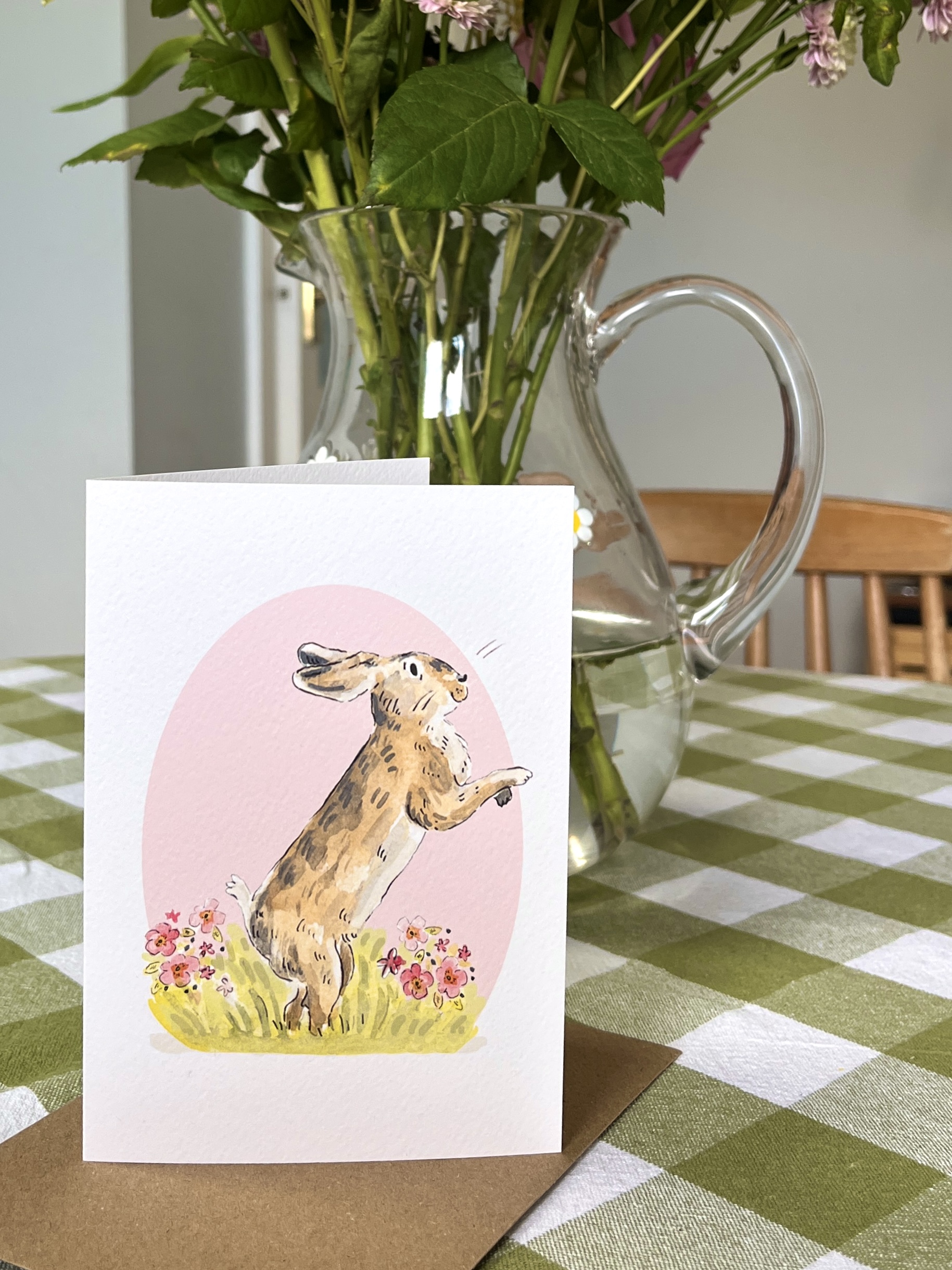 Hare Greetings Card - Image 3
